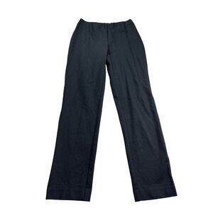 J. Jill Womens Black Slim Leg Ponte Pants Size XS Pull On Elastic Waist